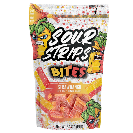 Sour Strips Bites Strawbango - 6.35oz - MunchLabs