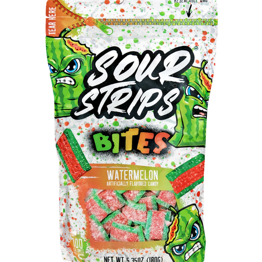 Sour Strips Bites Watermelon - 6.35oz - MunchLabs